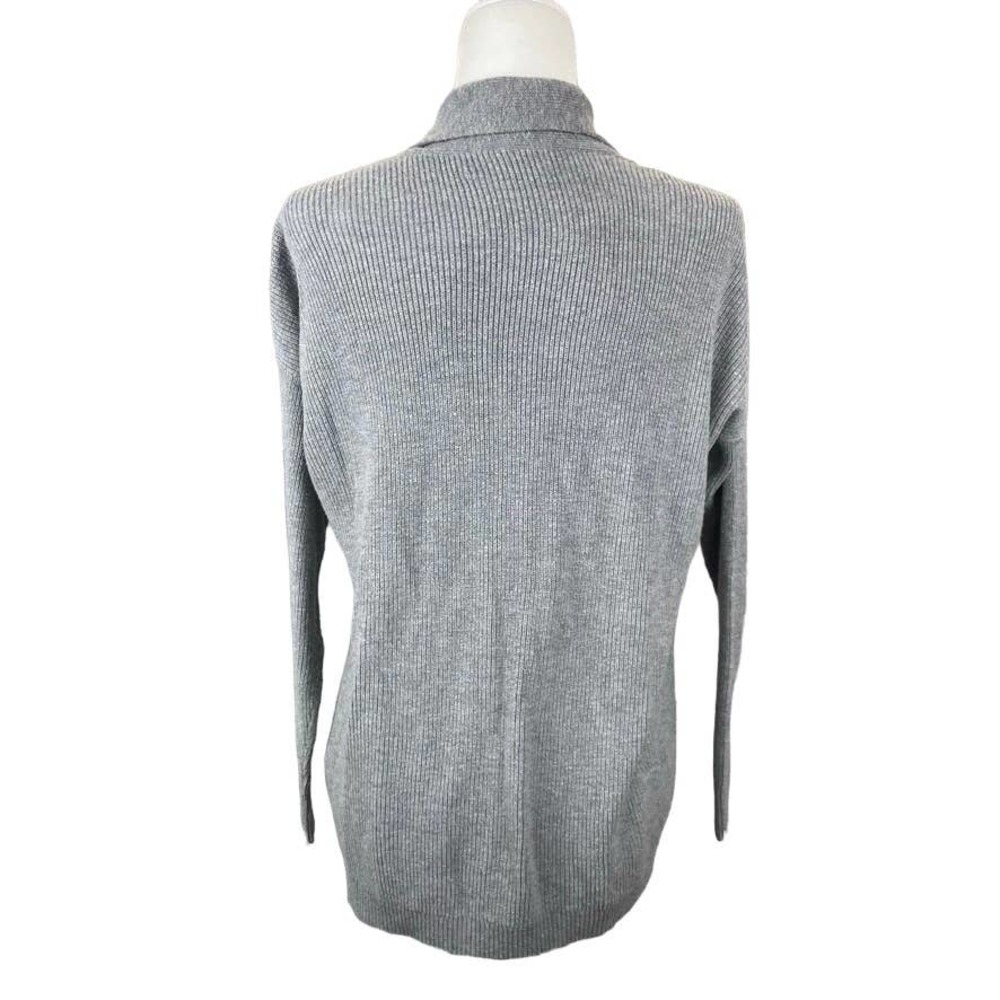 Abercrombie & Fitch Womens Cardigan Sweater Long Sleeve Front Pocket Gray Medium - Picture 11 of 11
